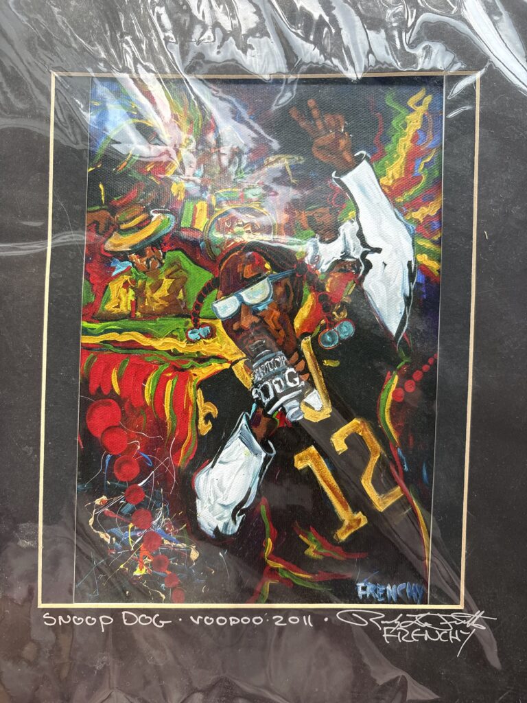 A Frenchy painting displayed by a collector in Bridgeport