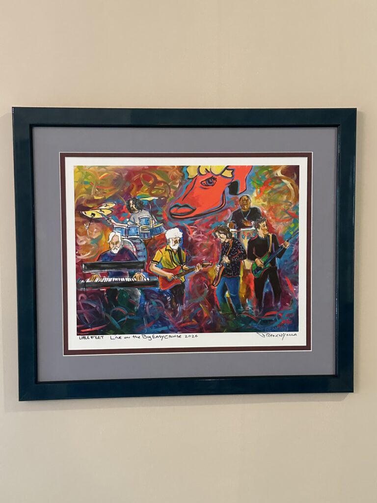 A Frenchy painting displayed by a collector in Charlotte