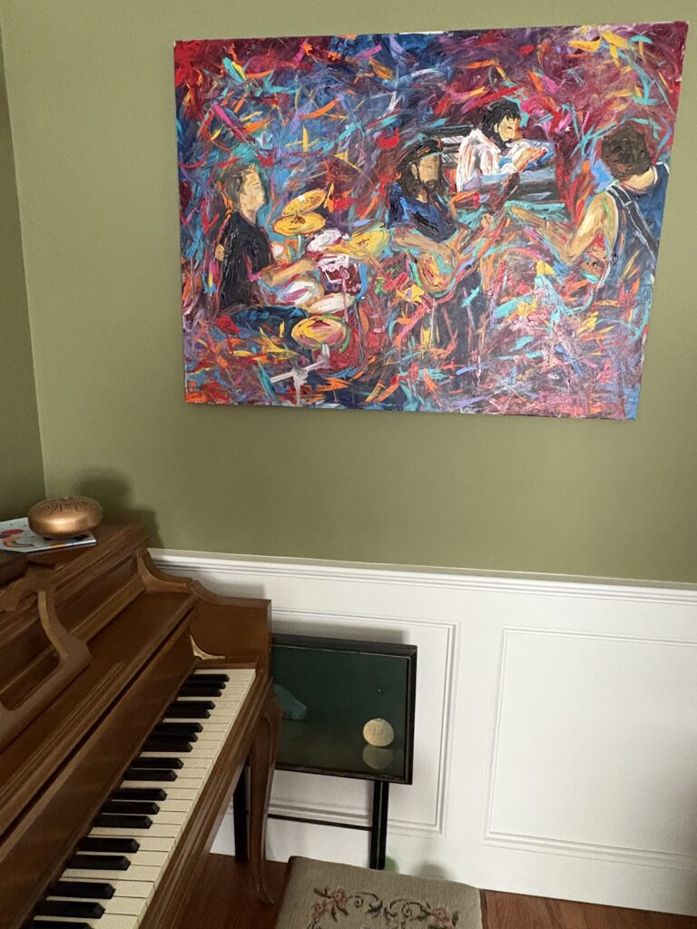 A Frenchy painting displayed by a collector in Chelmsford