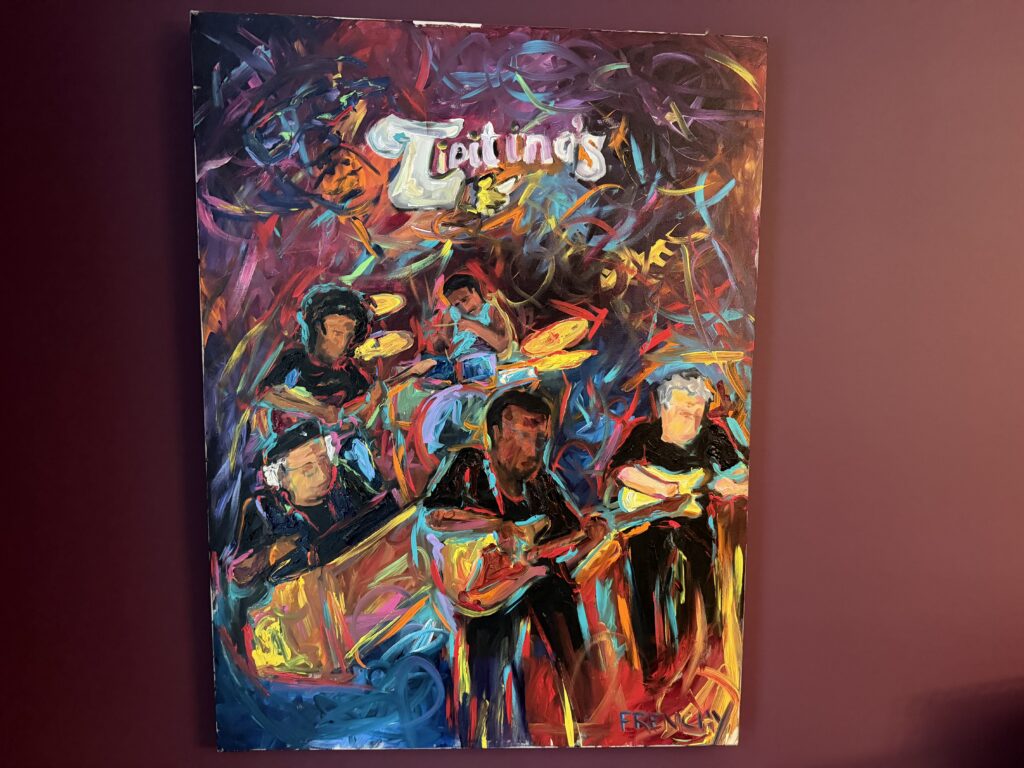A Frenchy painting displayed by a collector in Pasadena