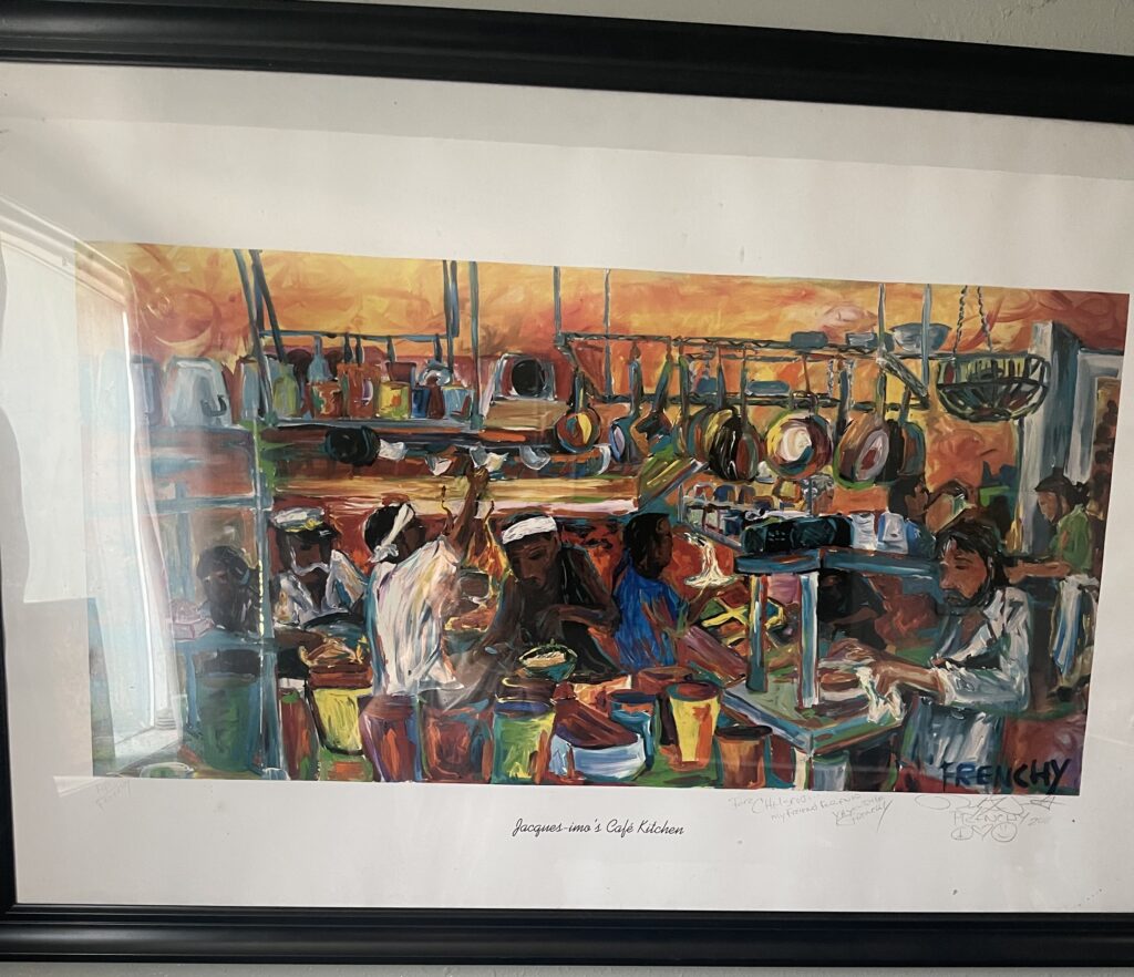 A Frenchy painting displayed by a collector in Seattle