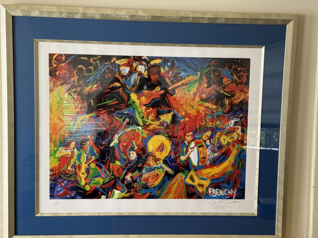 A Frenchy painting displayed by a collector in San Francisco