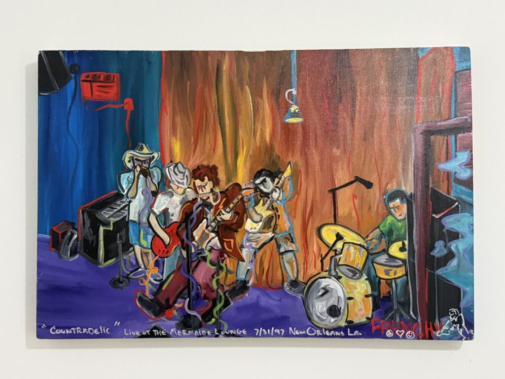 A Frenchy painting displayed by a collector in Baton Rouge