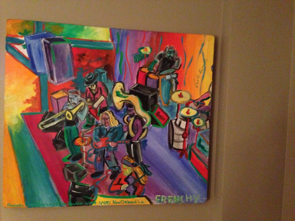 A Frenchy painting displayed by a collector in Liberty