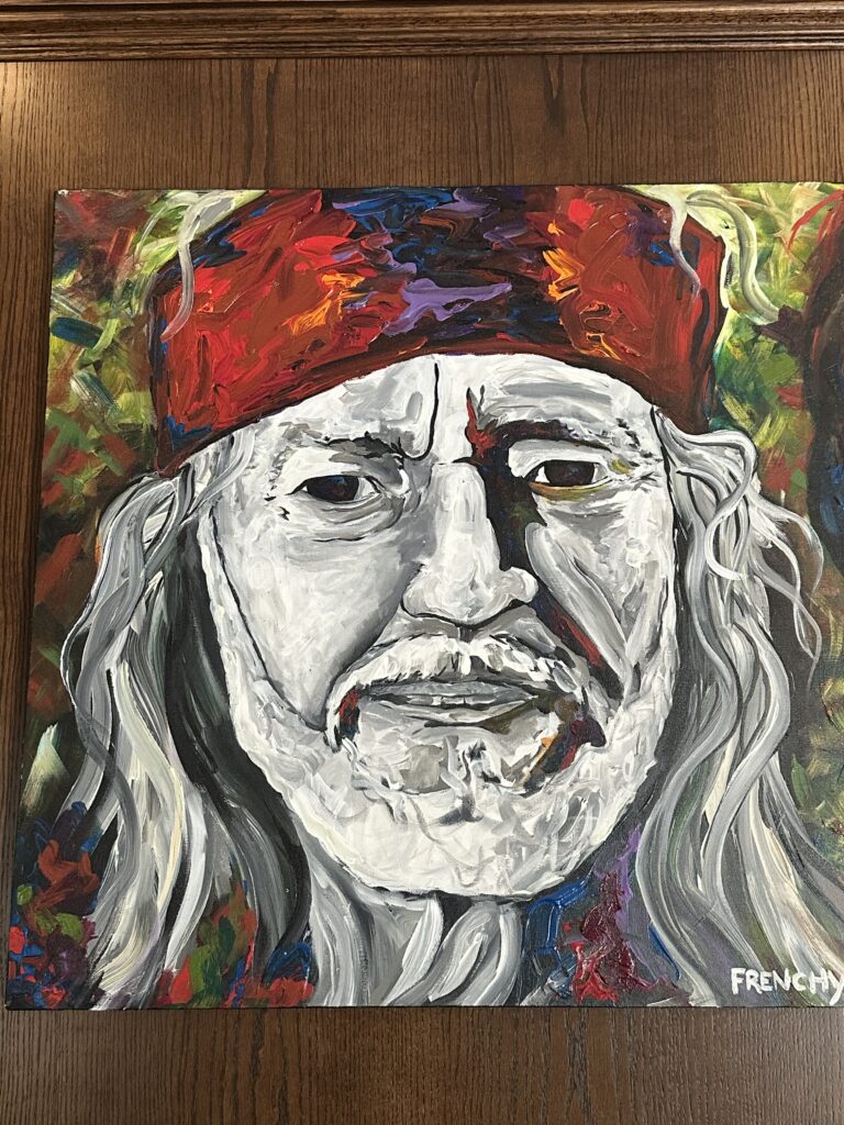 A Frenchy painting displayed by a collector in Boonton