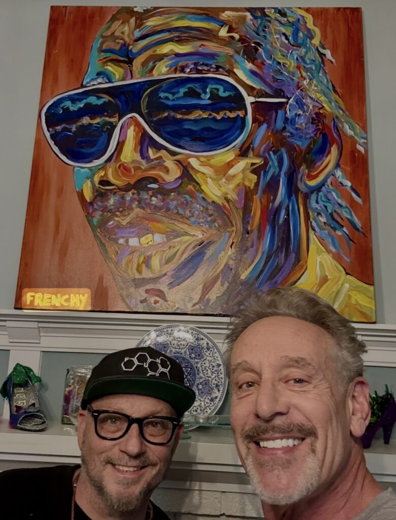 A Frenchy painting displayed by a collector in New Orleans