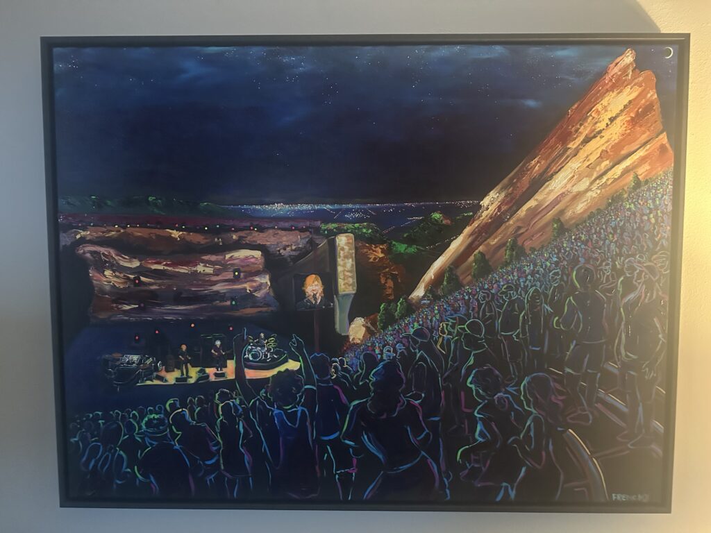 A Frenchy painting displayed by a collector in Denver