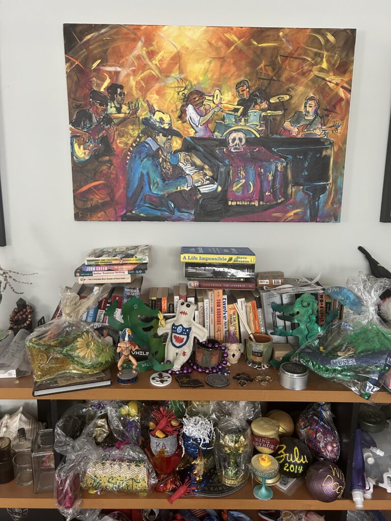 A Frenchy painting displayed by a collector in Charlotte