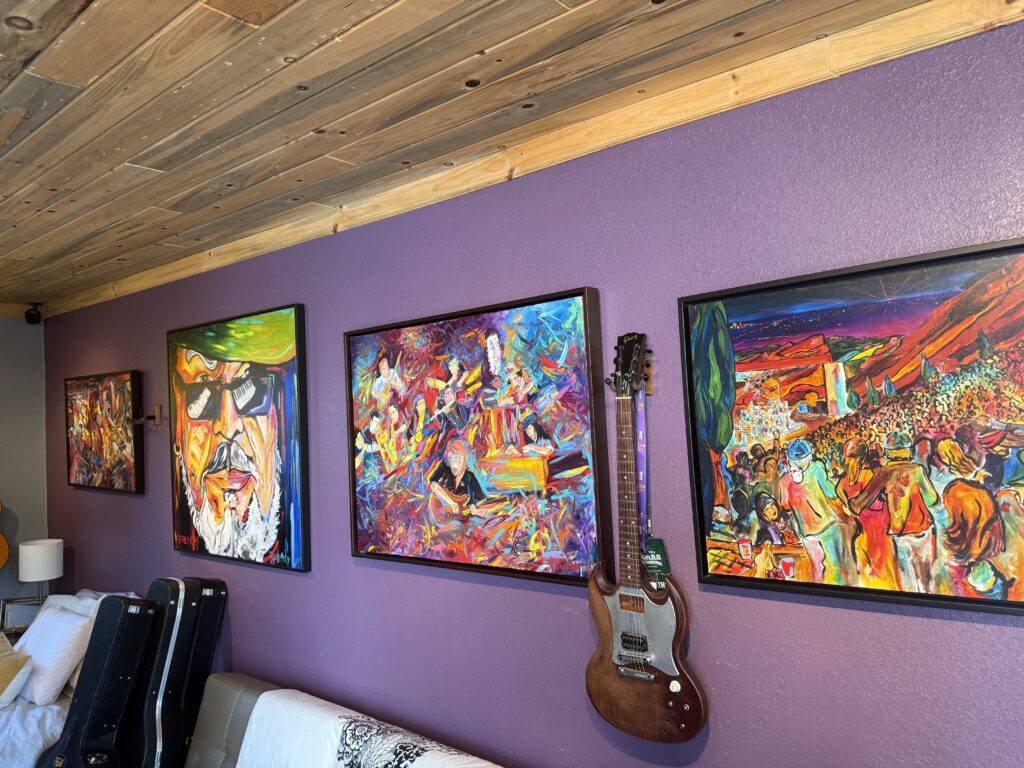 A Frenchy painting displayed by a collector in Wheat Ridge