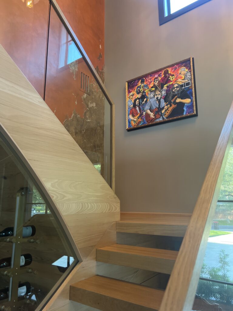 A Frenchy painting displayed by a collector in Lafayette