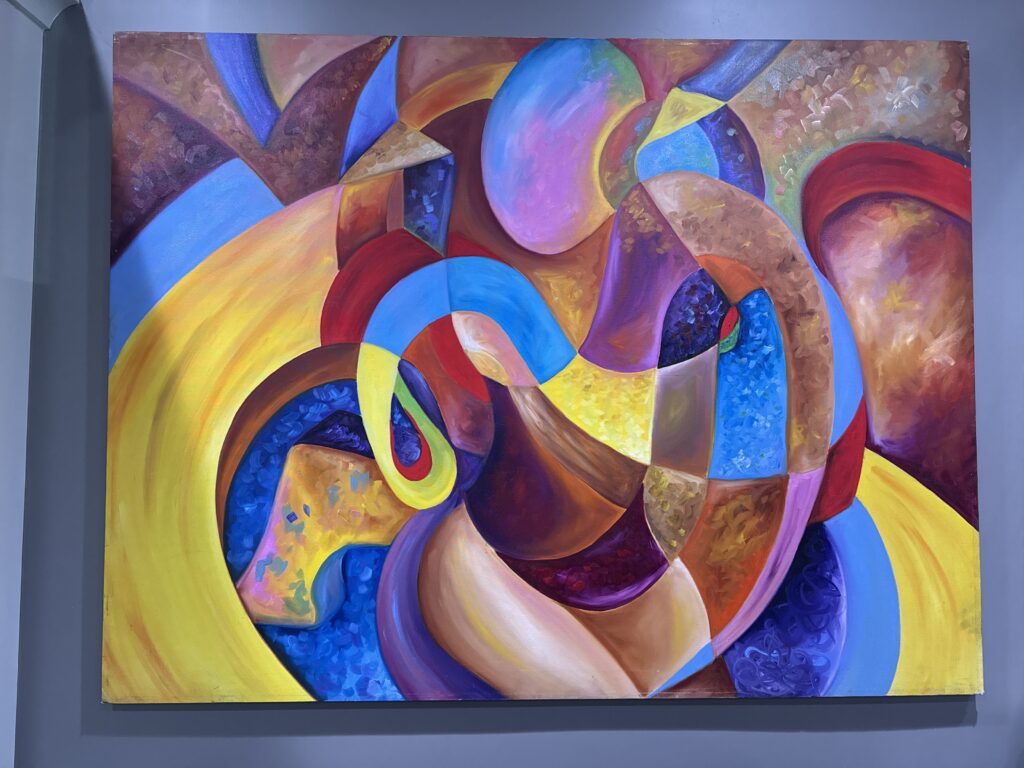 A Frenchy painting displayed by a collector in Denver