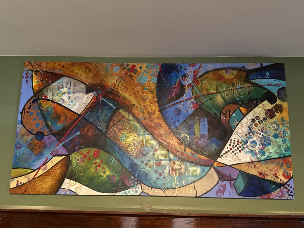 A Frenchy painting displayed by a collector in Denver