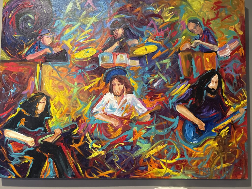 A Frenchy painting displayed by a collector in Denver