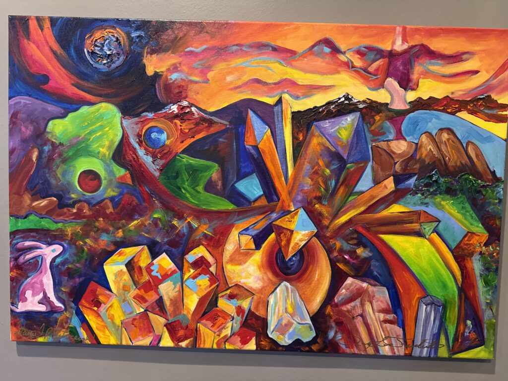 A Frenchy painting displayed by a collector in Denver