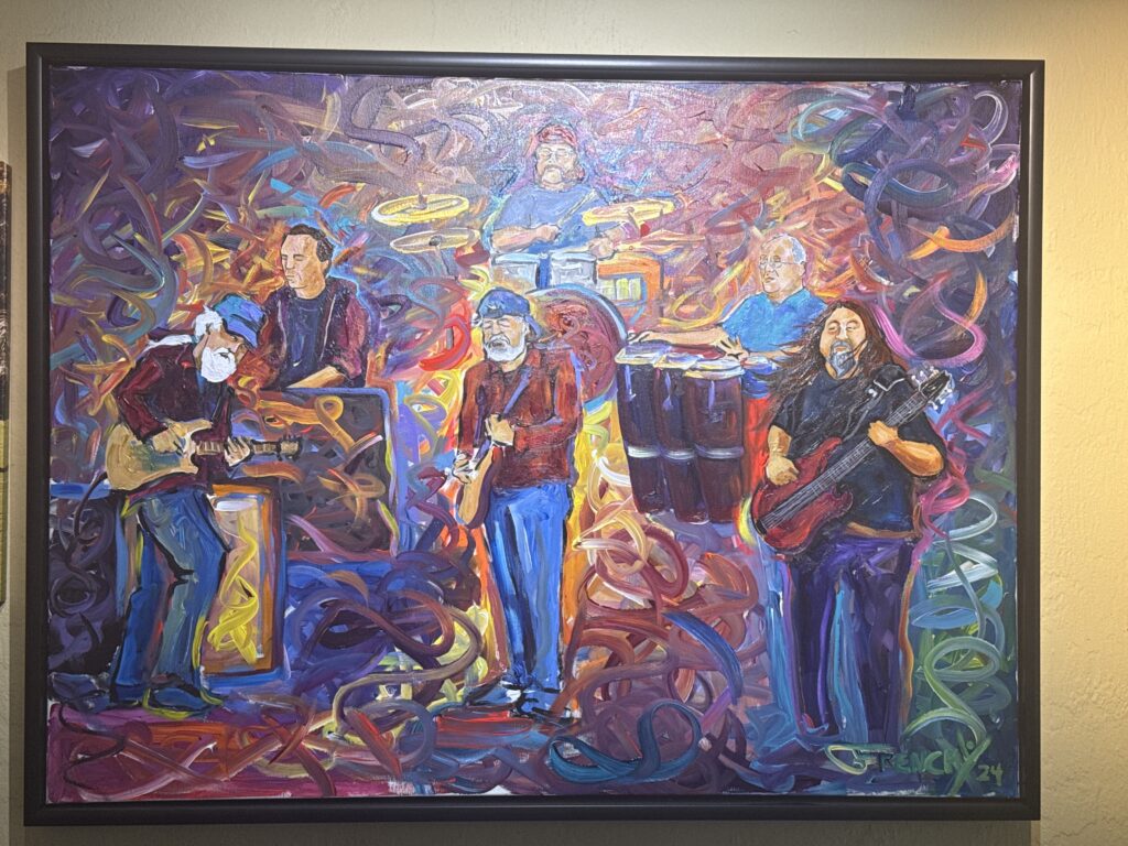 A Frenchy painting displayed by a collector in Orlando