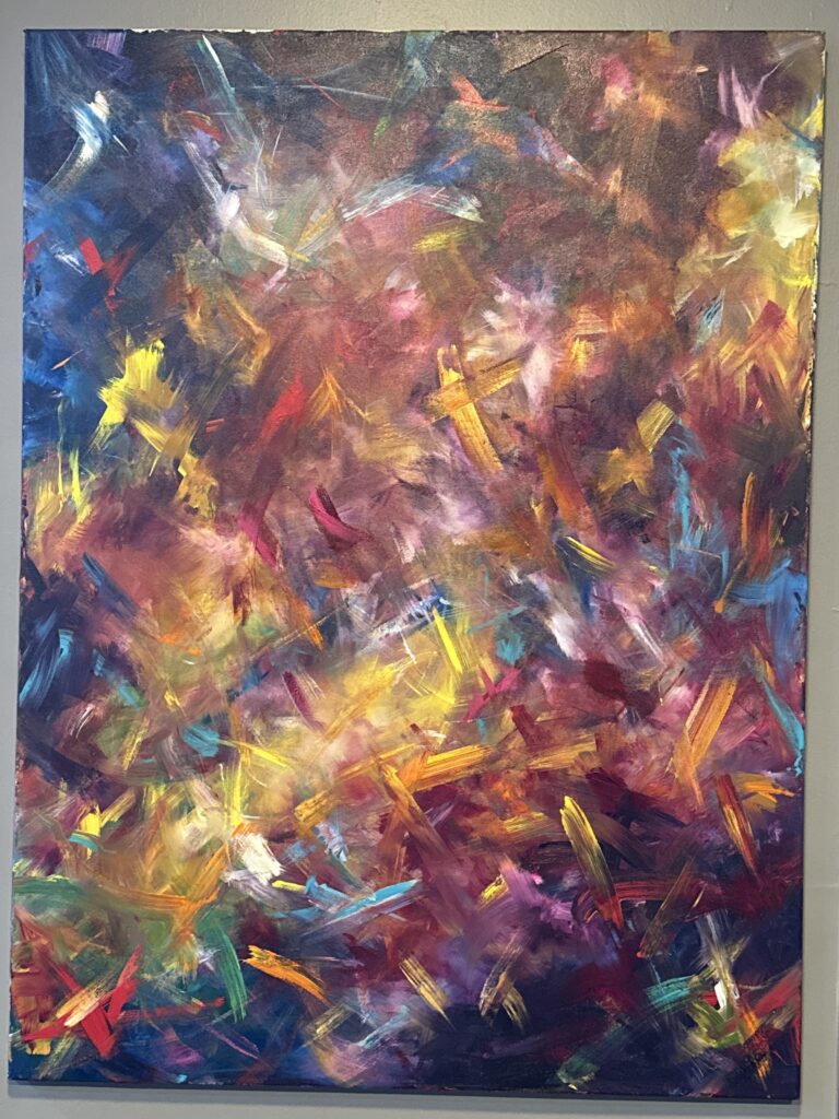 A Frenchy painting displayed by a collector in Denver