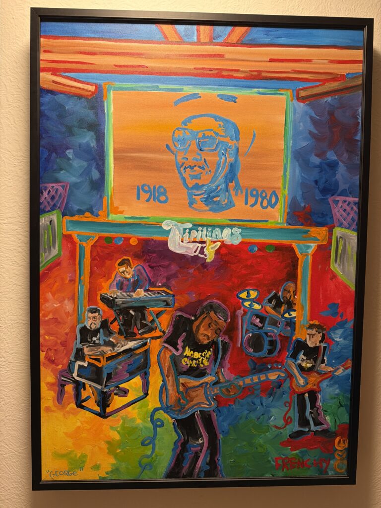 A Frenchy painting displayed by a collector in Broomfield