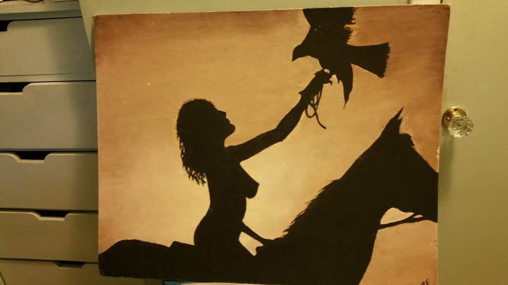 A Frenchy painting displayed by a collector in Palatka