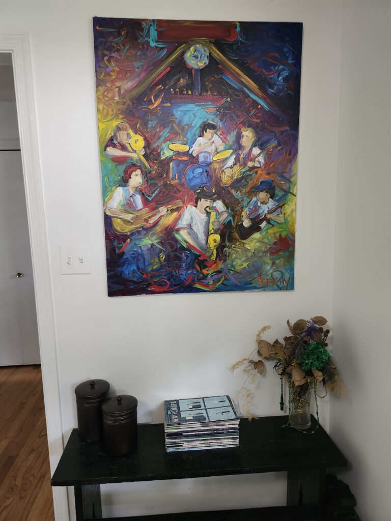 A Frenchy painting displayed by a collector in Shepherdstown