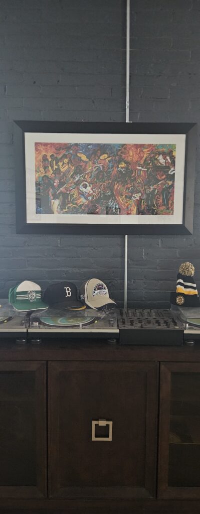 A Frenchy painting displayed by a collector in Boston