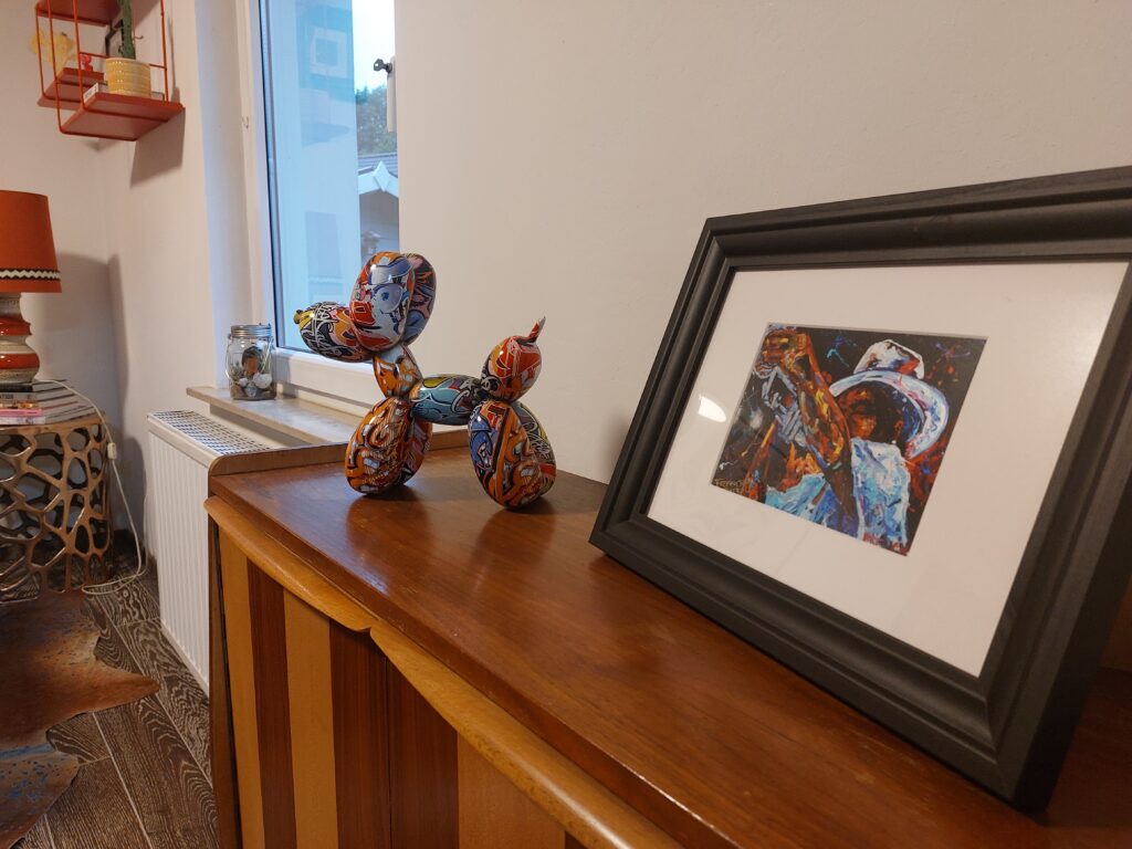 A Frenchy painting displayed by a collector in Holzwickede
