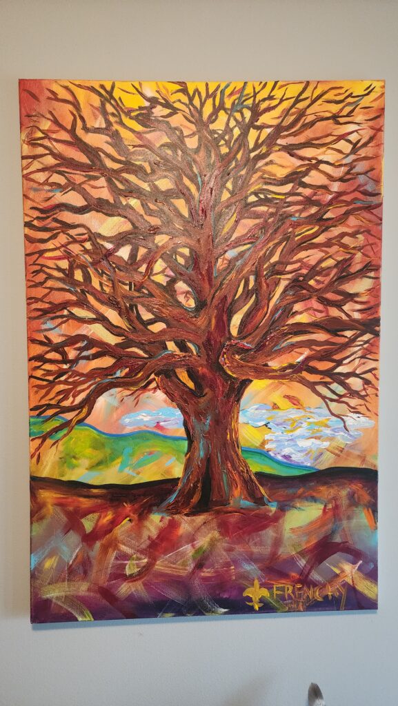 A Frenchy painting displayed by a collector in Berlin