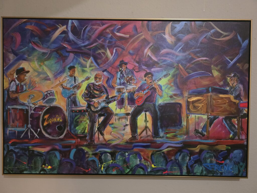 A Frenchy painting displayed by a collector in Santa Ana