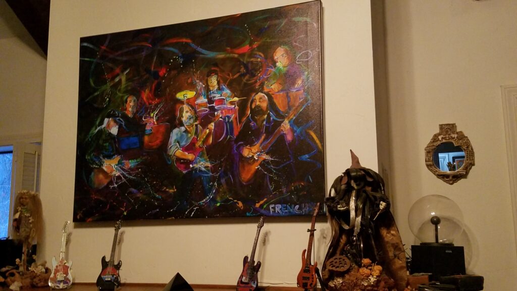 A Frenchy painting displayed by a collector in Bishop