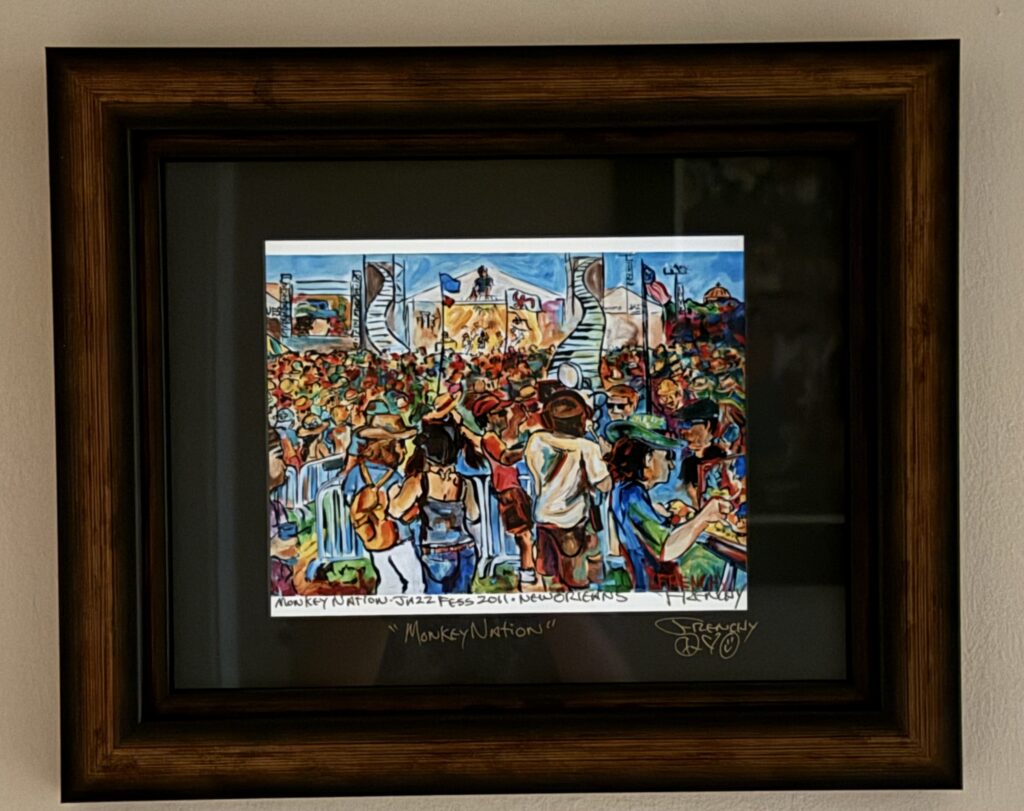A Frenchy painting displayed by a collector in Middletown