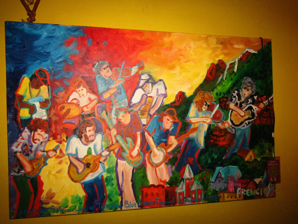 A Frenchy painting displayed by a collector in Fremont