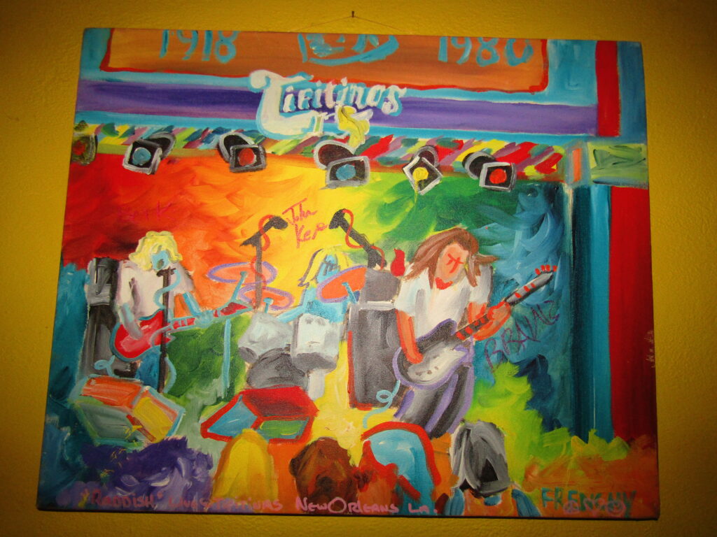 A Frenchy painting displayed by a collector in Fremont