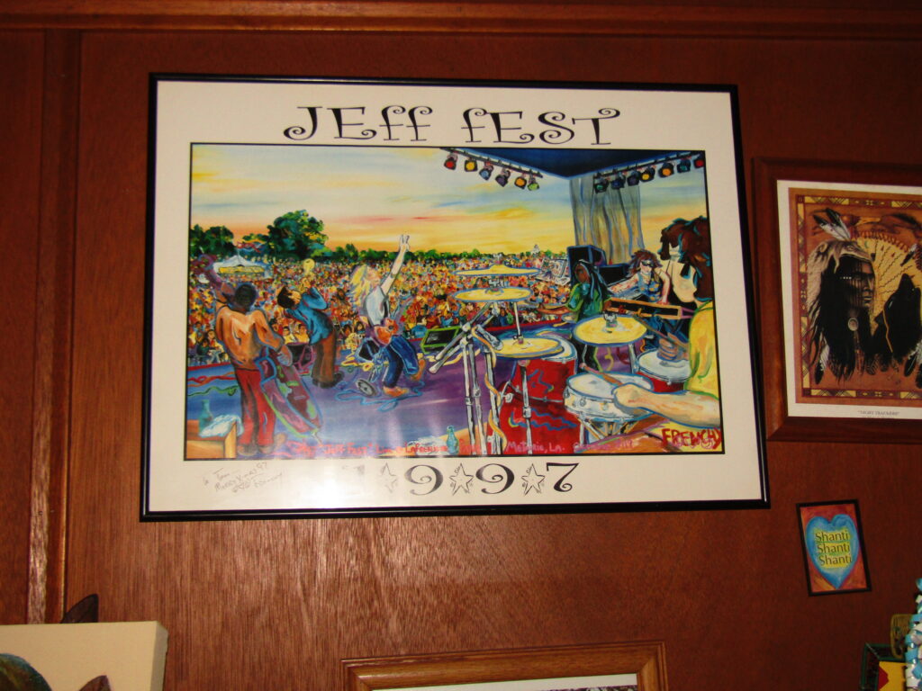 A Frenchy painting displayed by a collector in Fremont